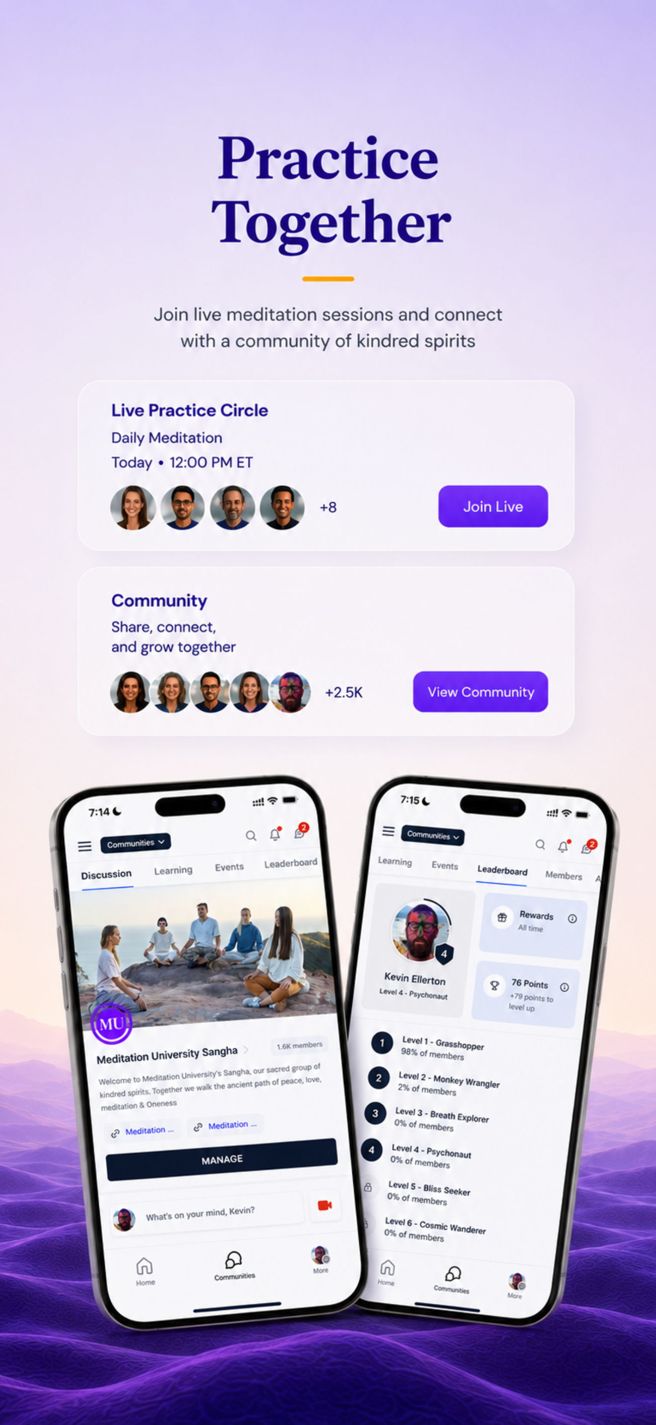 Community features